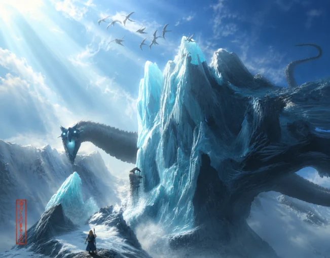 Art of Bakunawa dragon